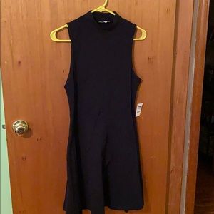 CHARLOTTE RUSSE SIZE LG TURTLE NECK SKATER DRESS